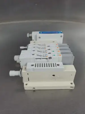 SMC EX260-SEN1 Ethernet Solenoid Module w/4 Solenoid Valves. 6E-9