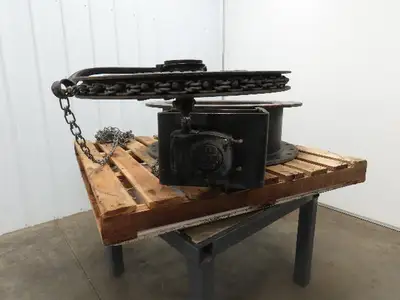 Multi-Fab 24" Flanged Butterfly Damper Valve Manual Chainwheel Operator