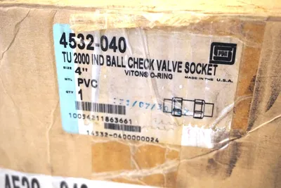 NEW SPEARS 4532-040 TU2000 4" IND BALL CHECK VALVE SOCKET 4532040