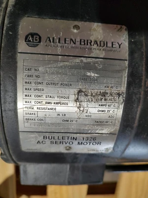 Used Allen Bradley 1326AB-C4B-11 Servo Motors Kentucky US | Edwards Industrial Repair #1278345