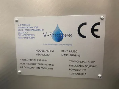 2020 V-SHAPES Alpha Vertical Form Fill Sealing Machines (VFFS) | Global Machine Brokers, LLC (13)