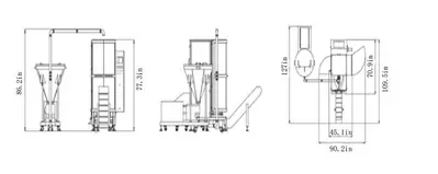 New | in-Stock 2025 HONGDA VERTICAL PACKAGING MACHINE Vertical Form Fill Sealing Machines (VFFS) | Hongda America Corp #1207387