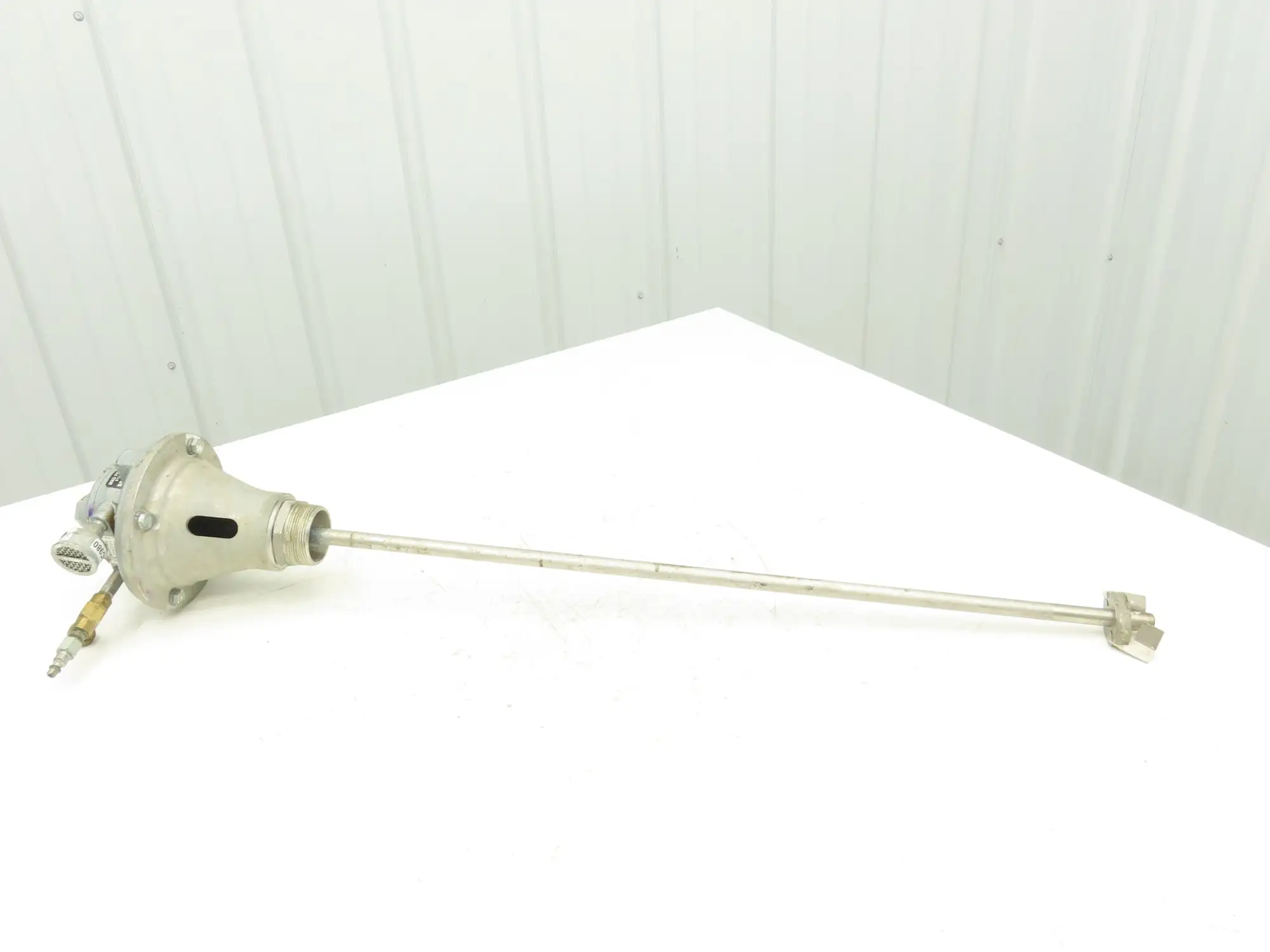 MXD Process Gast 2AM-NRV-90 Pneumatic Air Motor Drum Mixer 2" Bung Agitator 31"