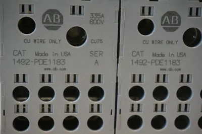 3 ALLEN BRADLEY 1492-PDE1183 DISTRIBUTION BLOCK SER.A 1492PDE1183