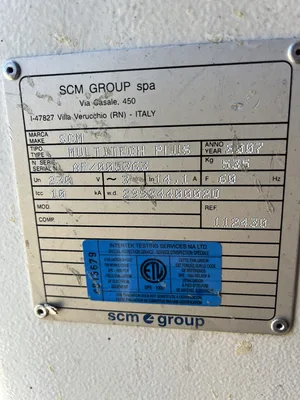 SCM Multitech Plus Boring Machine