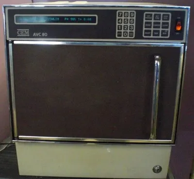 QTY. 1. CEM AVC 80 MICROWAVE MOISTURE/SOLID ANALYZ...