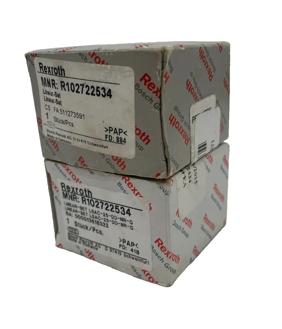 NEW REXROTH R102722534 PILLOWBLOCK BEARING 25MM BORE LOT OF 2