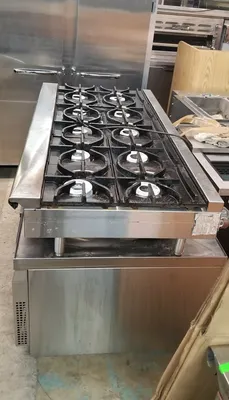 75-0261 Imperial IHPA-10-60 60'' Gas 10 Burner Hot Plate
