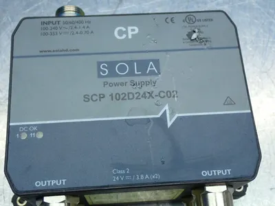 Used SOLA SCP102D24XC02 Power Supplies | HGR 24 #738821