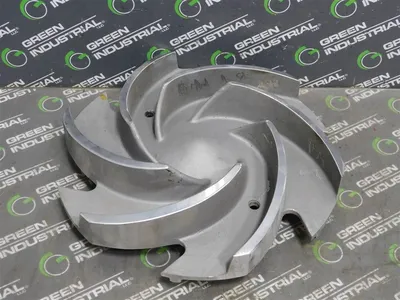 Unbranded 6 Vane Impeller 9.5 in OD 2.5 in W Used