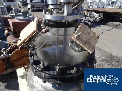 USED Pfaudler 20 Gal Pfaudler Reactor, 316L S/S and Glass,12/100#