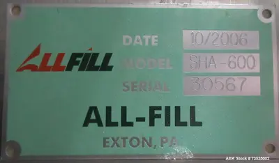 USED ALL FILL SHA-600
