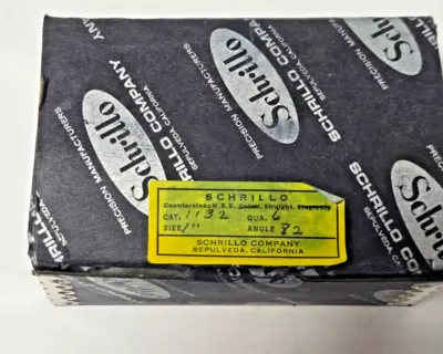 Schrillo 1" - 82 High Speed Steel Countersink #1132 USA Lot of 2 New
