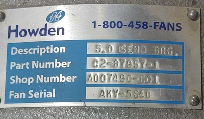 NEW Howden C2-87957-1