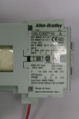 USED Allen-Bradley 100-C09Z*10 WITH 141A-WS45*