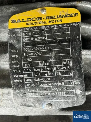 USED Gala HPM / Gala Underwater Pelletizing line, 75 HP