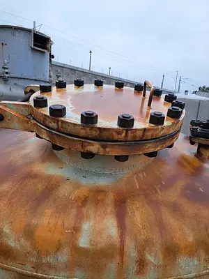 Tank, 2,000 Gallon, Rubber Lined, 6' X 10', 50 PSI, Unused, #C697905