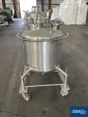 USED Precision 55 Gal Precision Receiver Tank, 316L S/S, 50#