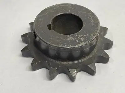 USED BROWNING ROLLER CHAIN SPROCKET 14 TEETH 1-3/16" BORE