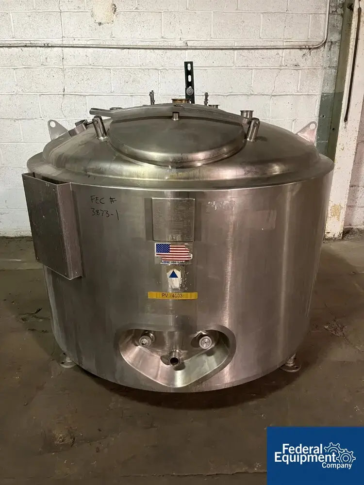 USED Precision 200 Gal Precision Stainless Kettle, S/S