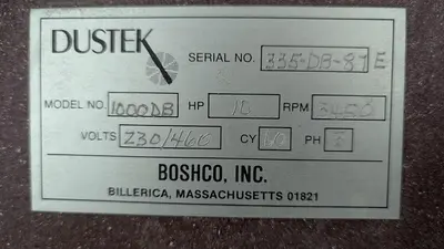 USED DUSTEK 1000DB
