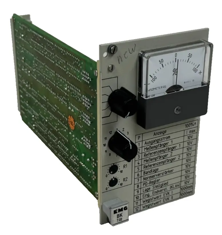NEW EMG AUTOMATION BK7.02 METER BOARD BK7-2.1