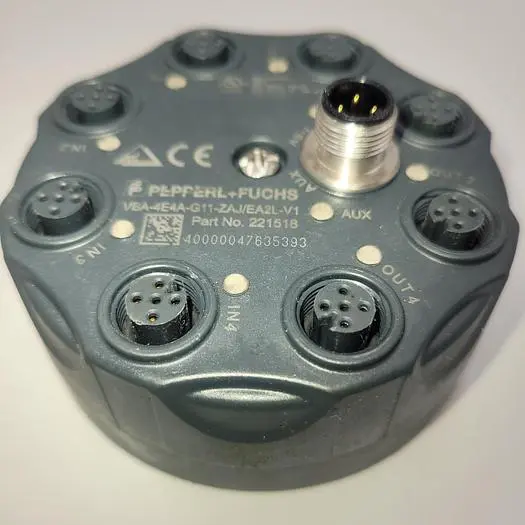 Used PEPPERL & FUCHS PEPPERL & FUCHS AS-INTERFACE (EXCLUDING SENSORS) VAA-4E4A-G11-ZAJ/EA2L-V1 Sensors | ND Industrial Surplus #1217528