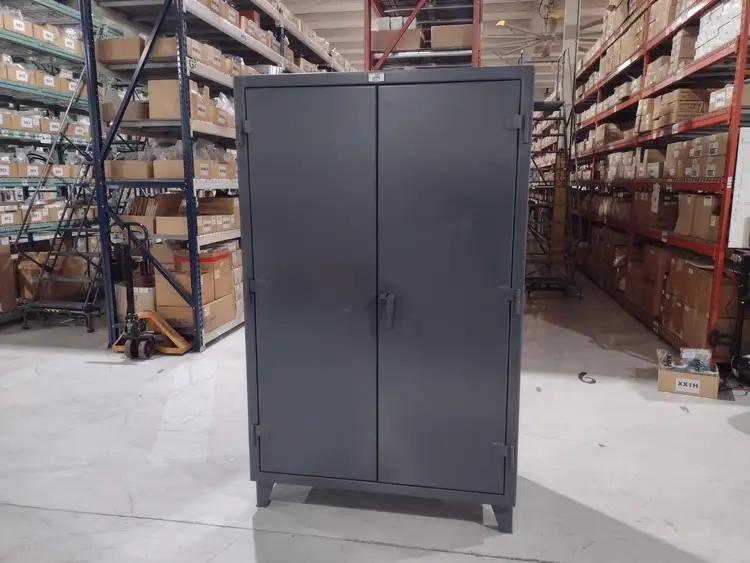 Used Stronghold Extreme Duty 12 GA All Bin Cabinet 46" x 24" x 78" Cabinets Michigan US | Maverick Industrial Sales #1475228