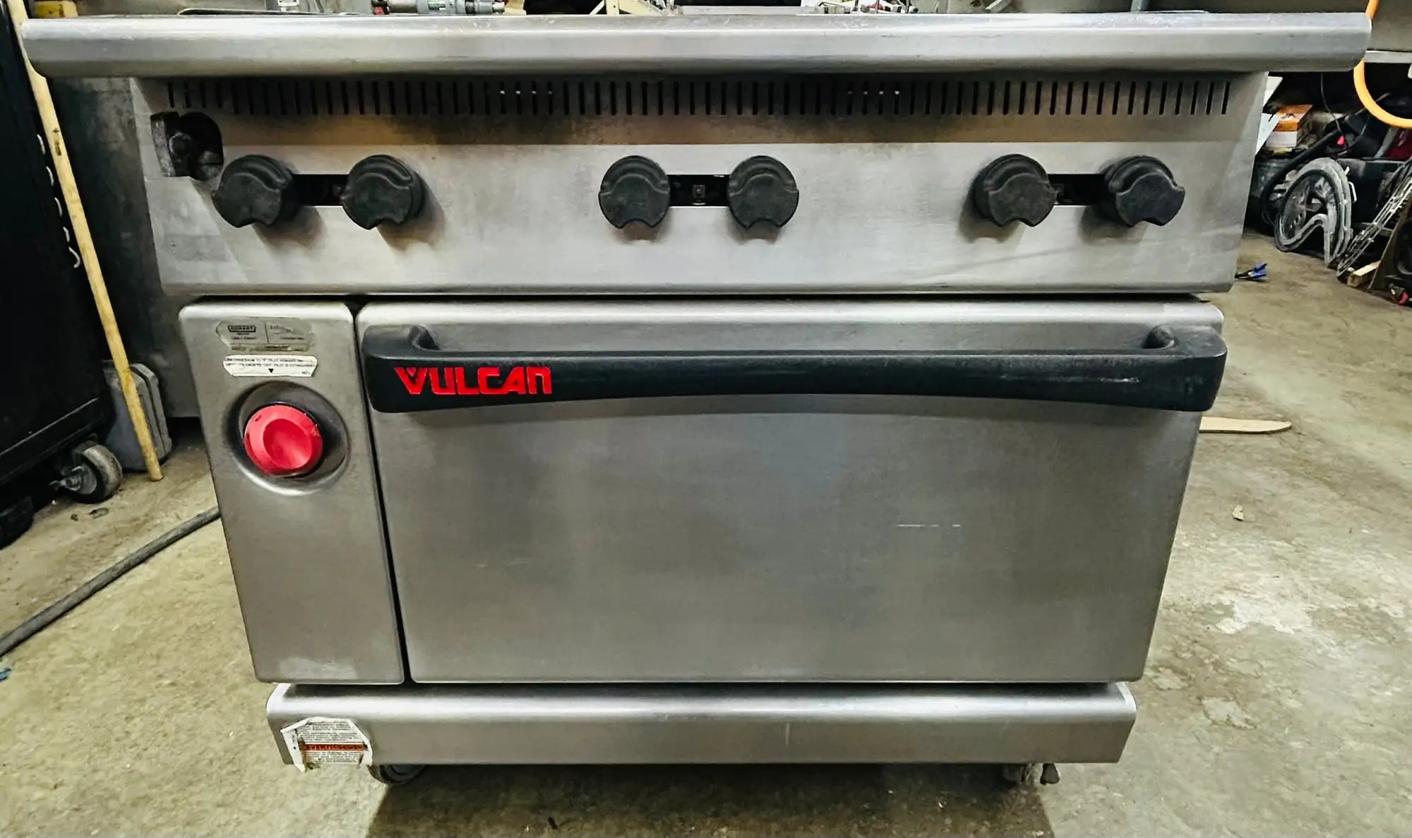 Vulcan G36L Natural Gas 6-Burner Stove/Range with Oven Fully Refurbished
