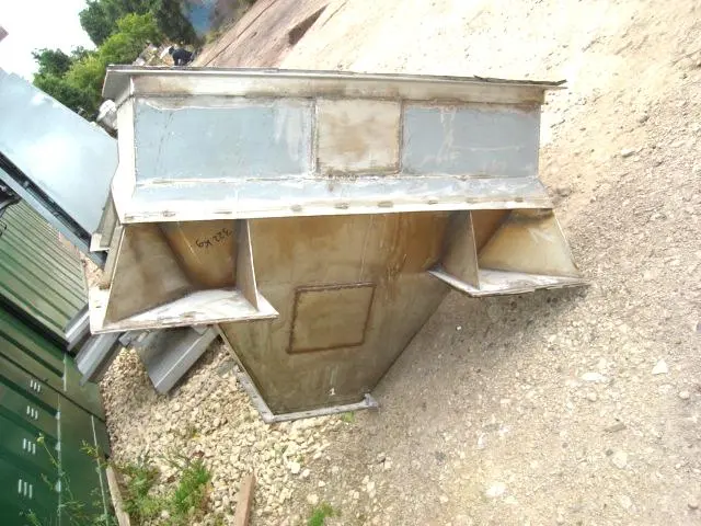 0.6 M.Cu S/S Open Top Hopper