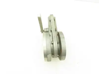 Vacuum Research Company S482 2" Flanged Knife Manual Gate Valve Rubber Seat