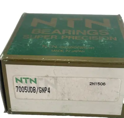 NEW NTN 7005UDB/GNP4 SUPER PRECISION BEARING SET 7005UDBGNP4