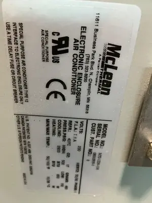 Used MCLEAN THERMAL M521226116 Air Conditioning Equipment Ohio US | HGR 24 #1357401