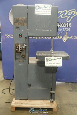 Used GROB NS-18 Vertical Band Saws California US | Sterling Machinery Exchange #1465996