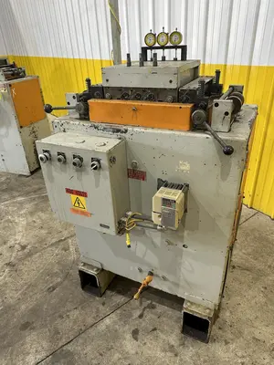 10" x .130" DURANT JACO MODEL #VS-MD-10 POWERED COIL STRAIGHTENER: STOCK #23069