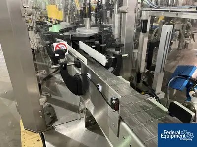 USED Quadrel Quadrel Wrap Around Labeler, Model Rotary