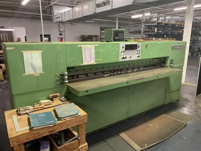 TORWEGGE H45 HYDRAULIC VENEER JOINTER GUILLOTINE MACHINE