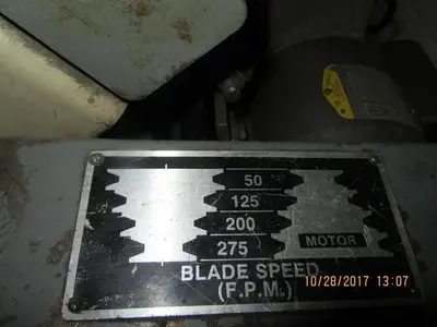 2556-600 Delta/Rockwell 9″ x 16″ Horizontal Cut-Off Bandsaw, Model # 20-916