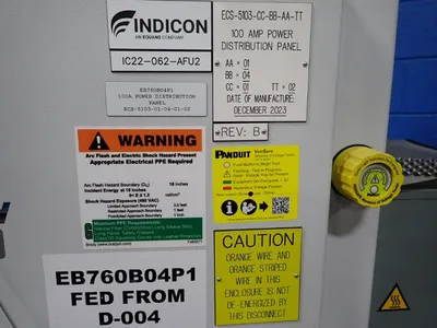 Indicon / Siemens Control Cabinet
