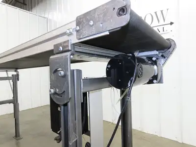 Dorner 2100 Series Belt Conveyor 15"x 95"L Variable Speed Drive 115V 135FPM