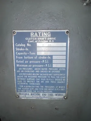 niagera m45 O.B.I. Presses | RELCO MACHINERY (12)