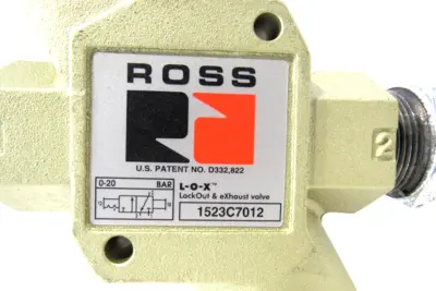 NEW ROSS CONTROLS 1523C7012 LOCKOUT VALVE
