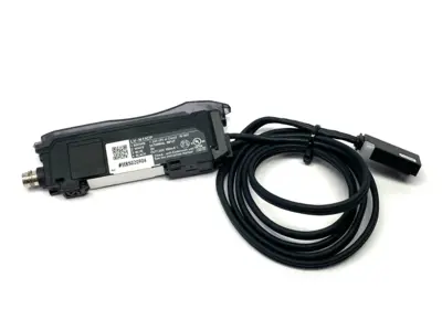 Used KEYENCE Laser Sensor Amplifier Main Unit, PNP, M8 w/ LV-S41 Sensor Head Sensors Michigan US | Maverick Industrial Sales #1402884