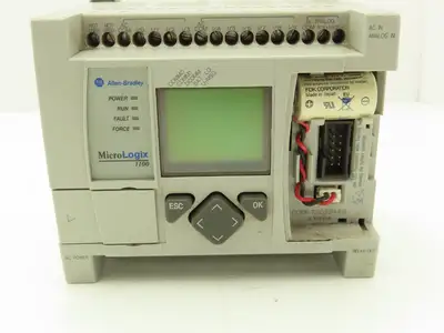 Allen Bradley 1763-L16AWA MicroLogix 1100 16 Point PLC Controller Series B FW 12