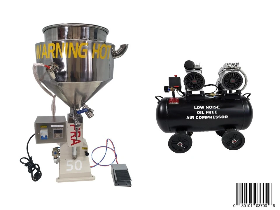 PRA-50 + Heated Hopper & Air Compressor #37006
