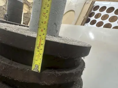 5" X 5" X 1/2" ROUNDO MODEL #R-5-S HYDRAULIC ANGLE ROLL: STOCK #23480