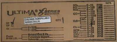 NEW MSA A-ULTX-SENS-16-1-0 HYDROGEN SULFIDE SENSOR AULTXSENS1610