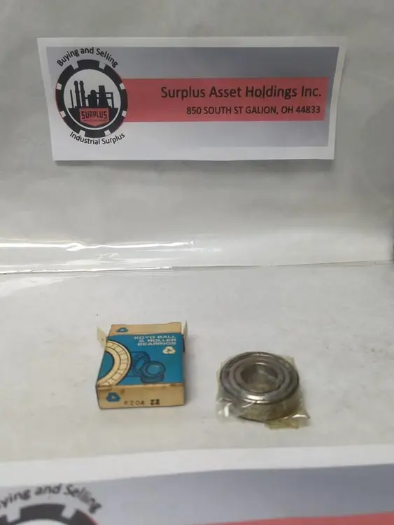 New | in-Stock KOYO ELECTRONICS 6204ZZ Bearings | Surplus Asset Holdings #1190858
