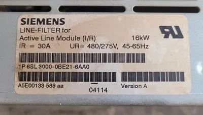 USED SIEMENS 6SL 3000-0BE21-6AA0