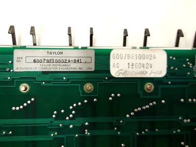 TAYLOR ELECTRONICS 6007BE10002A MEMORY BOARD 6007BE10002A-841